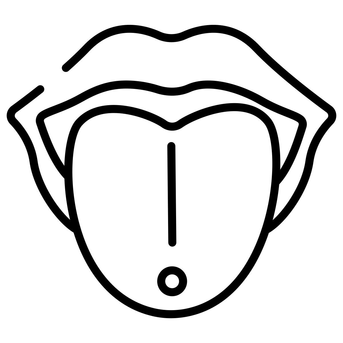 mouth piercing icon