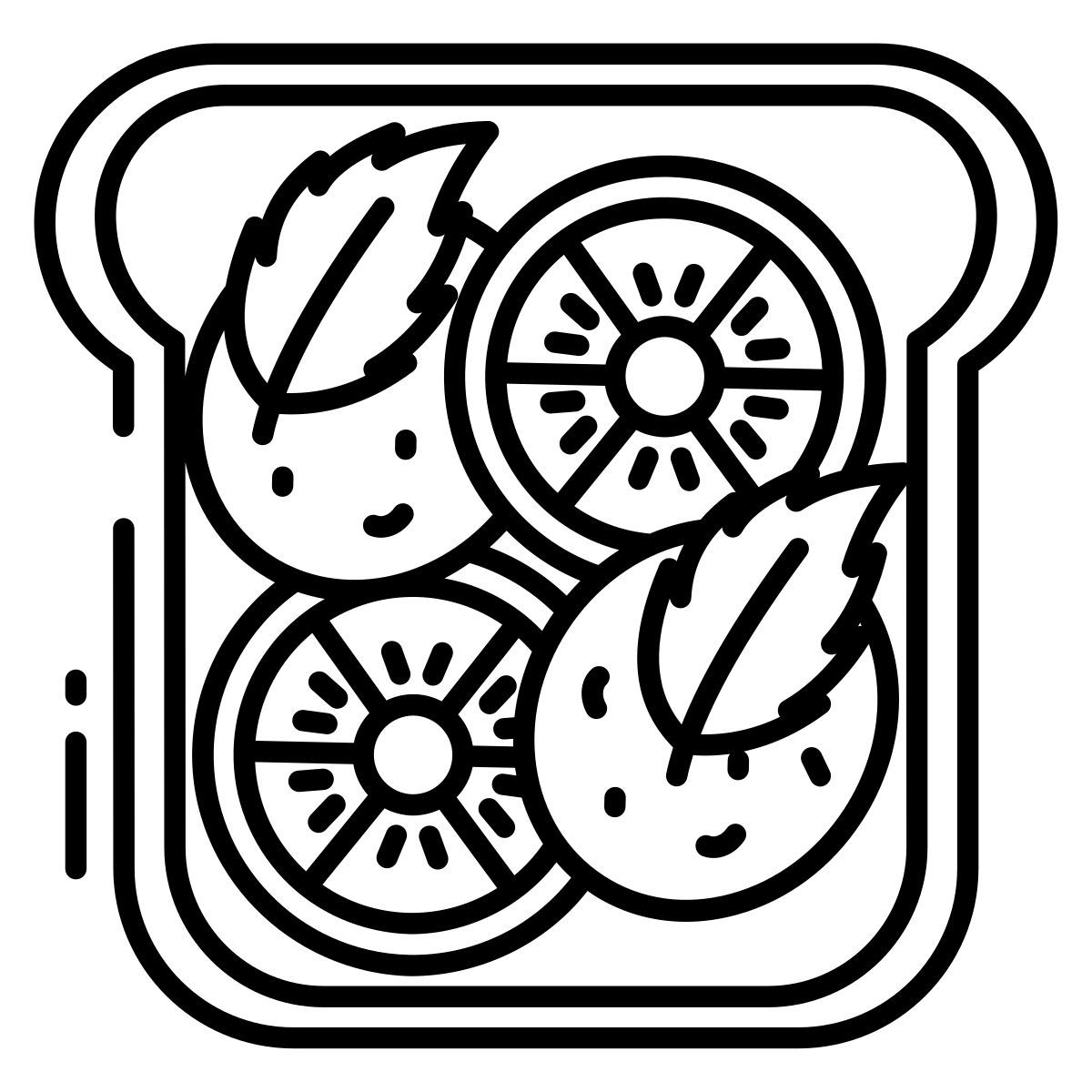 mozzarella toast icon