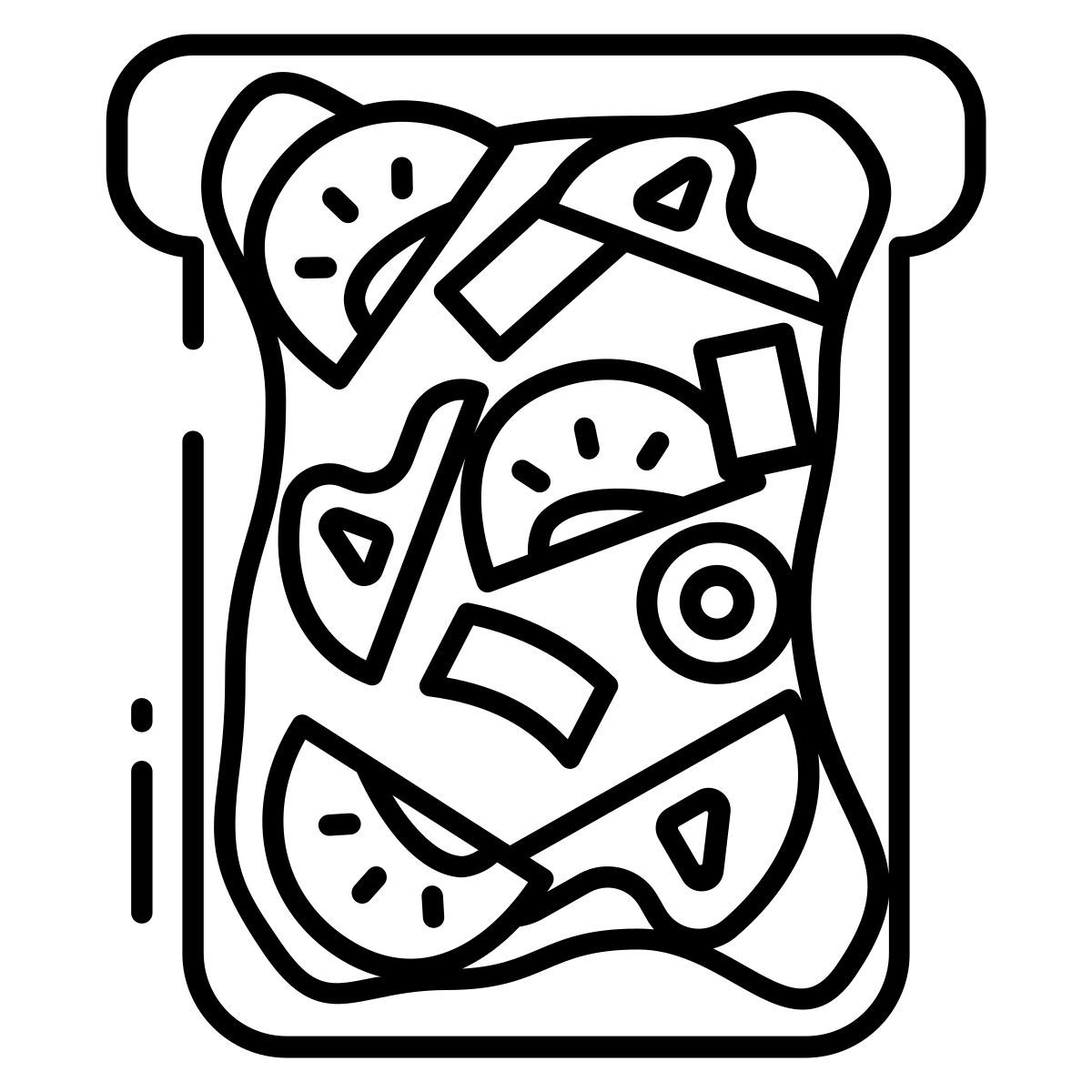 mushroom toast icon