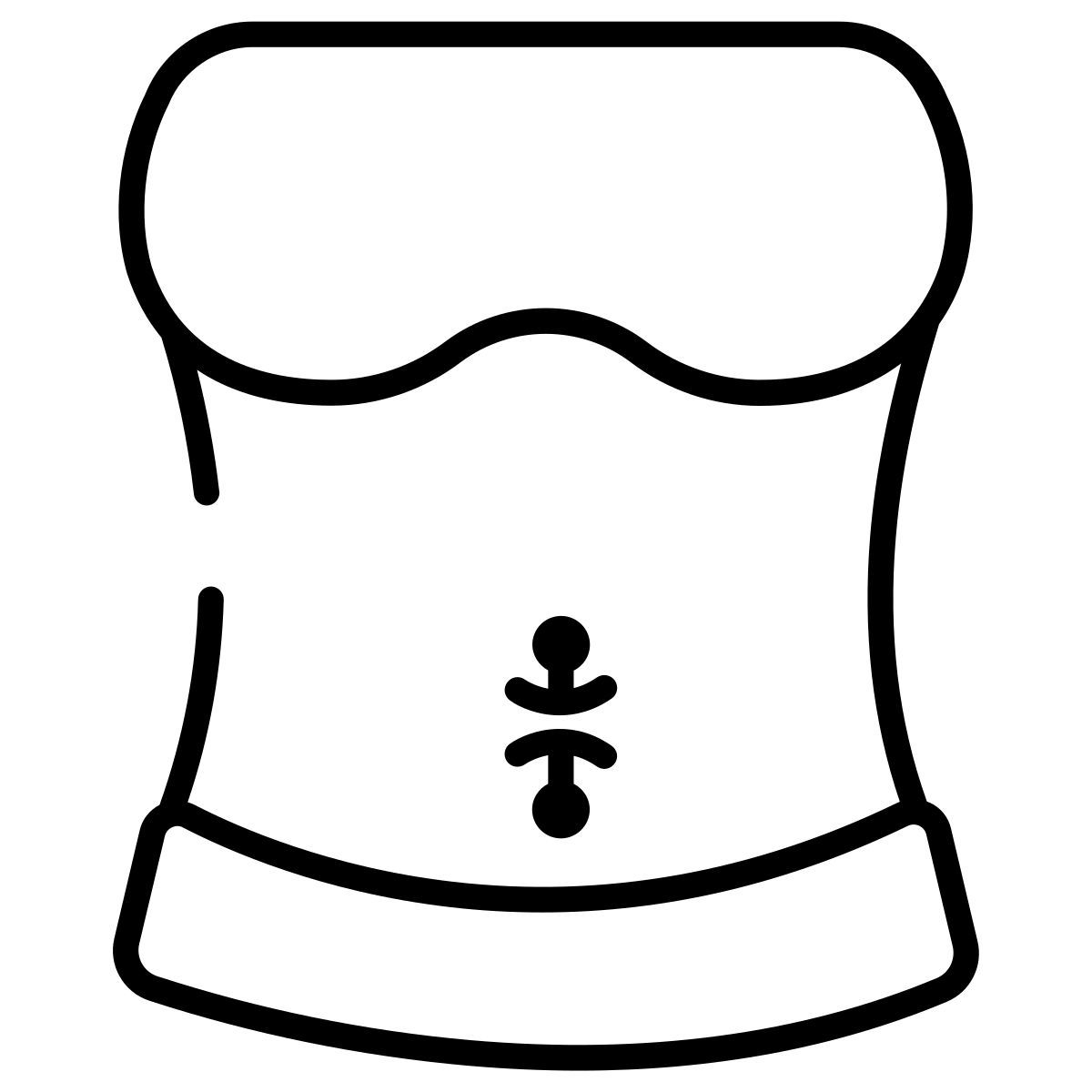 navel piercing icon