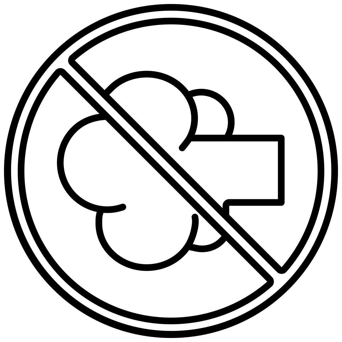 no air pollution icon