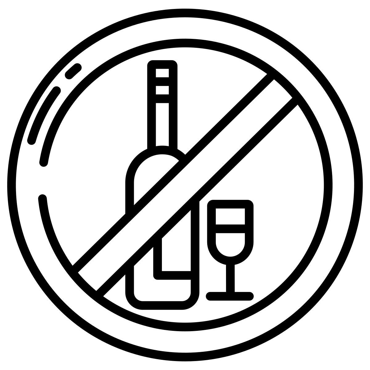 no alcohol icon