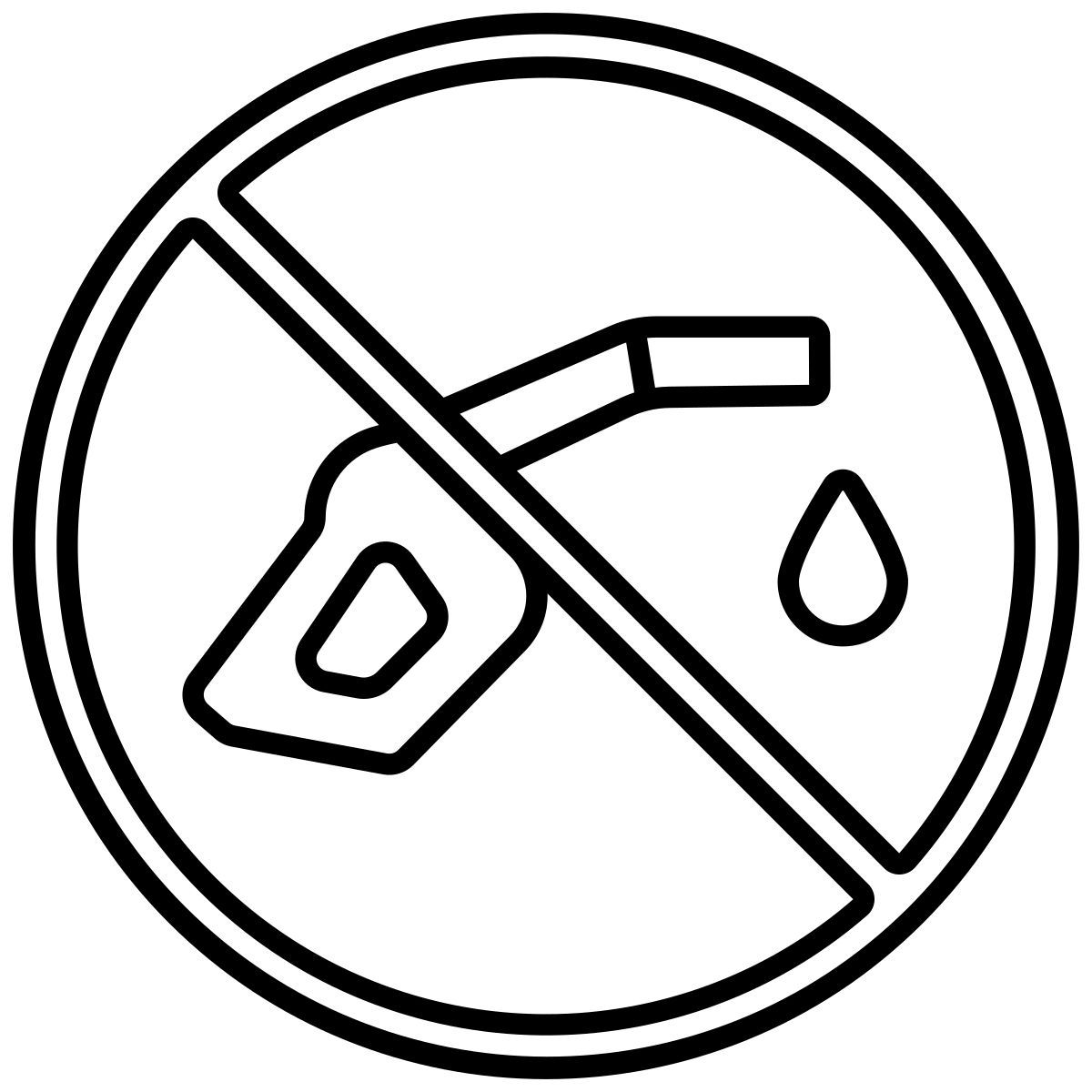 no fuel icon