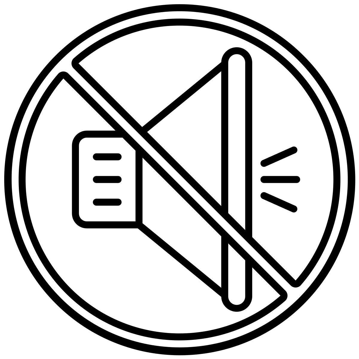 no horn icon