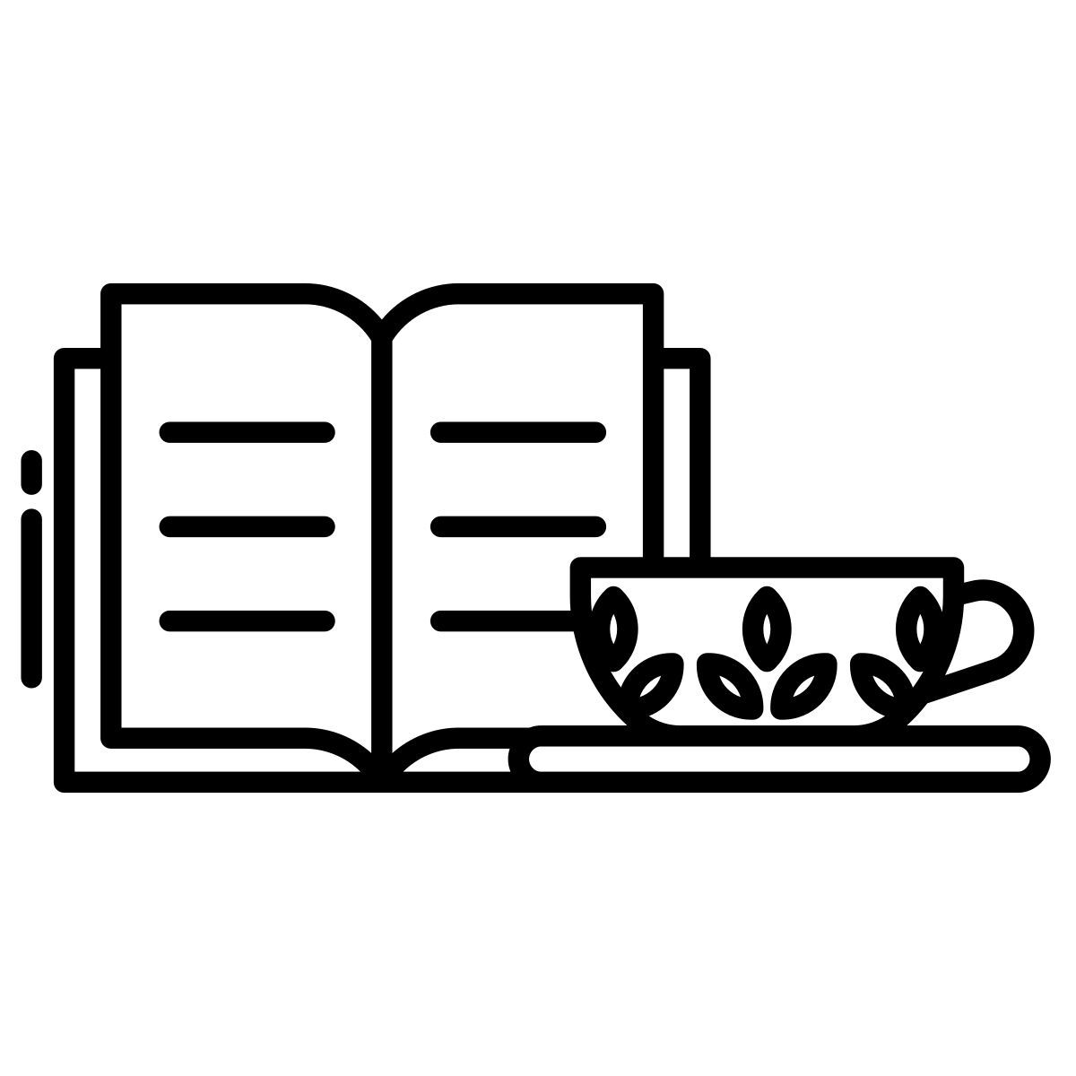 novel and tea icon