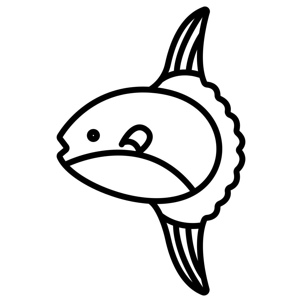 ocean sunfish icon
