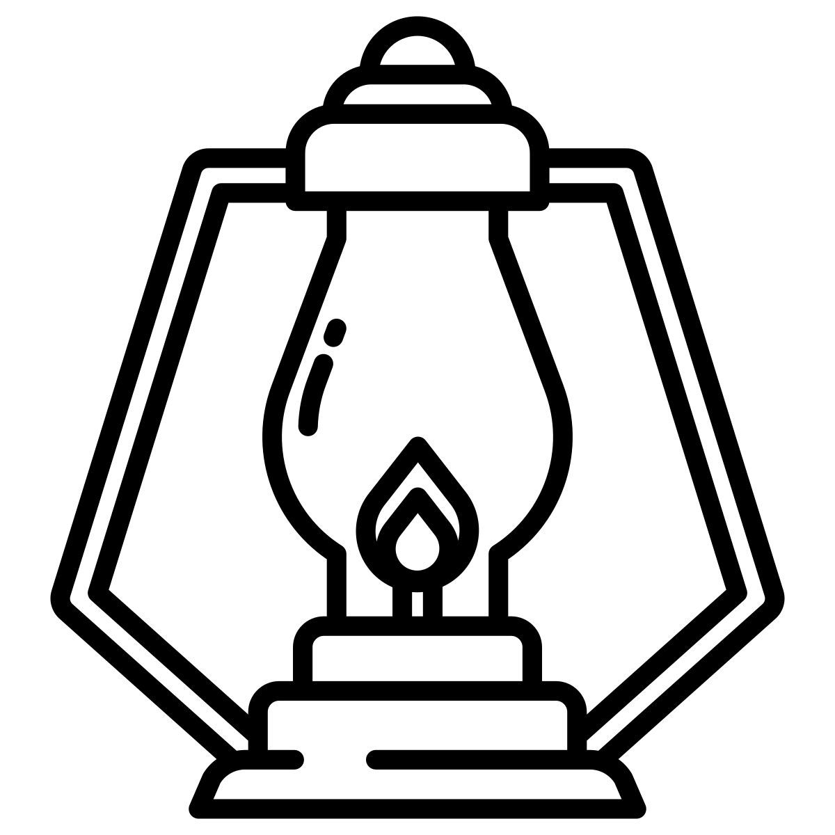 oil lamp icon