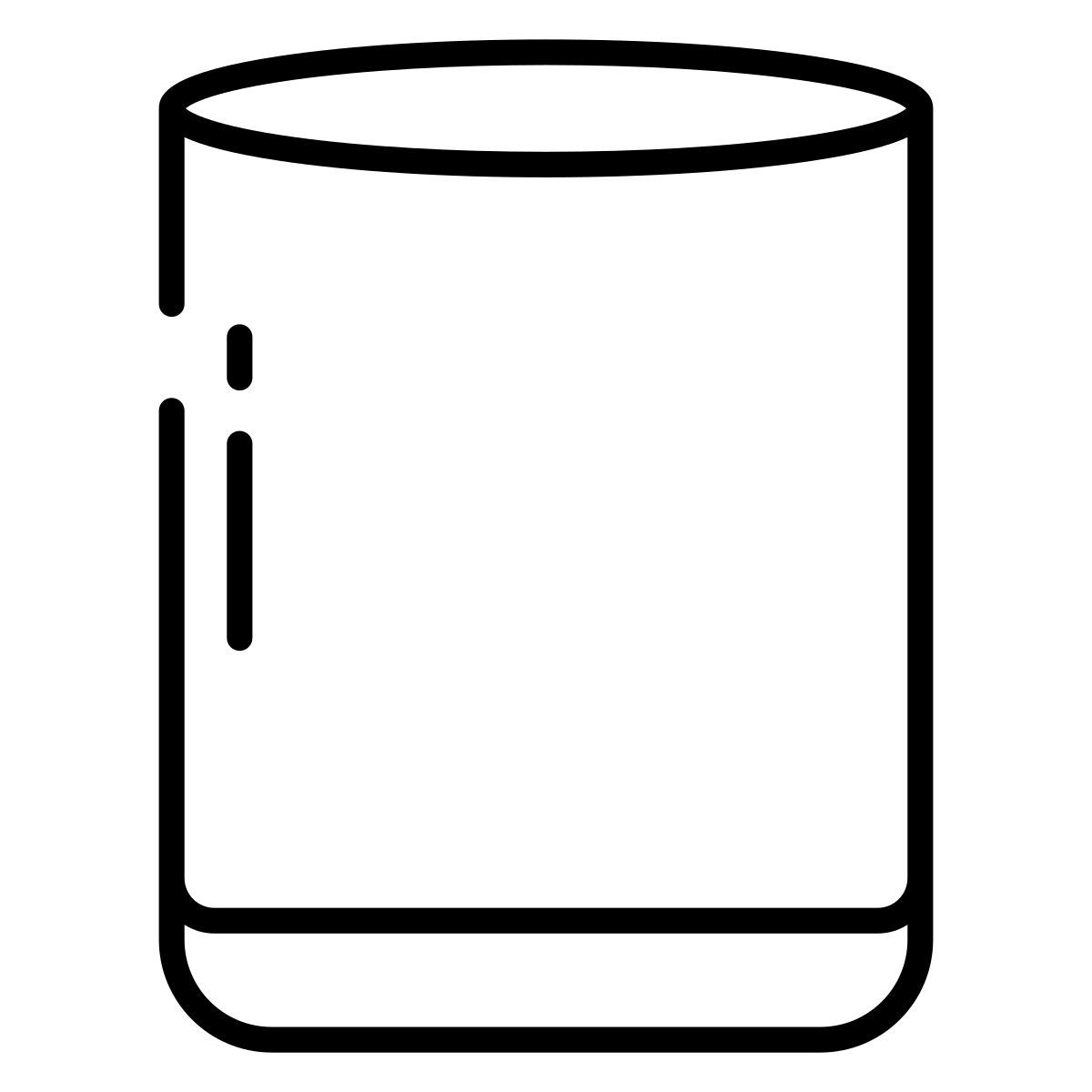 old fashioned glass icon