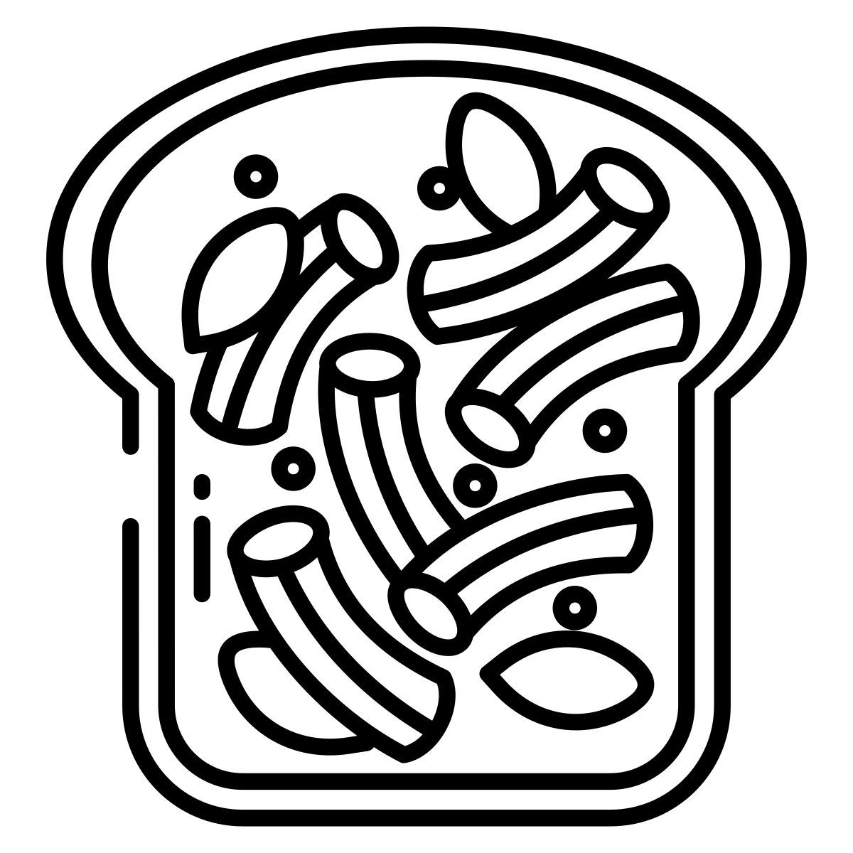 open toast macaroni icon