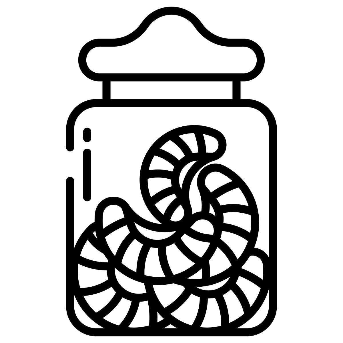 orange candies icon