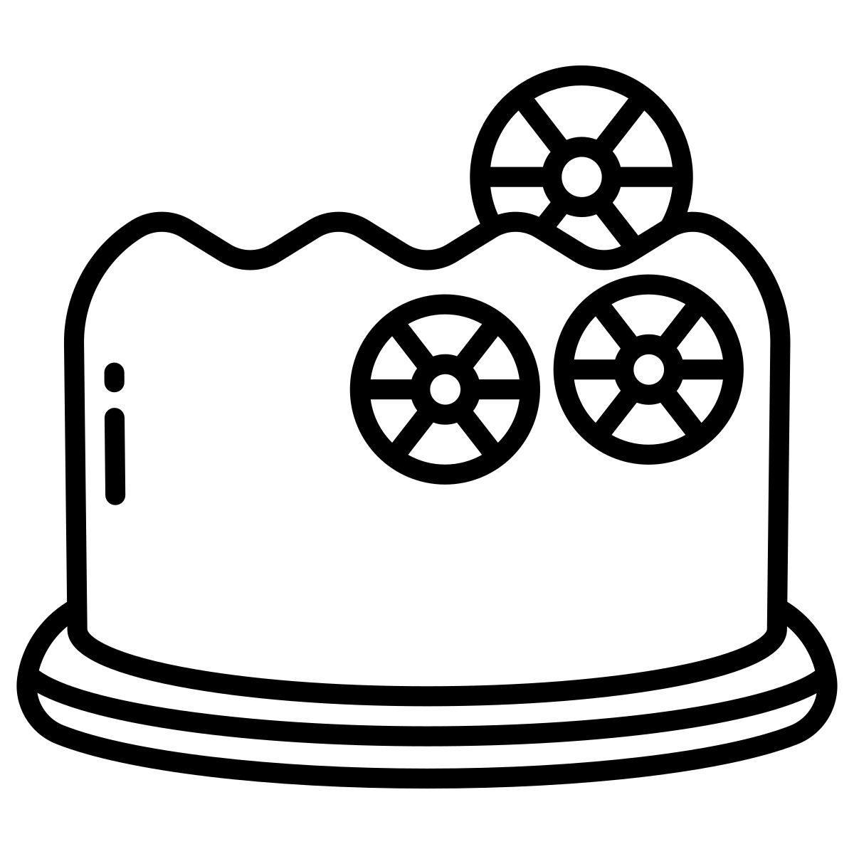 orange pastry icon