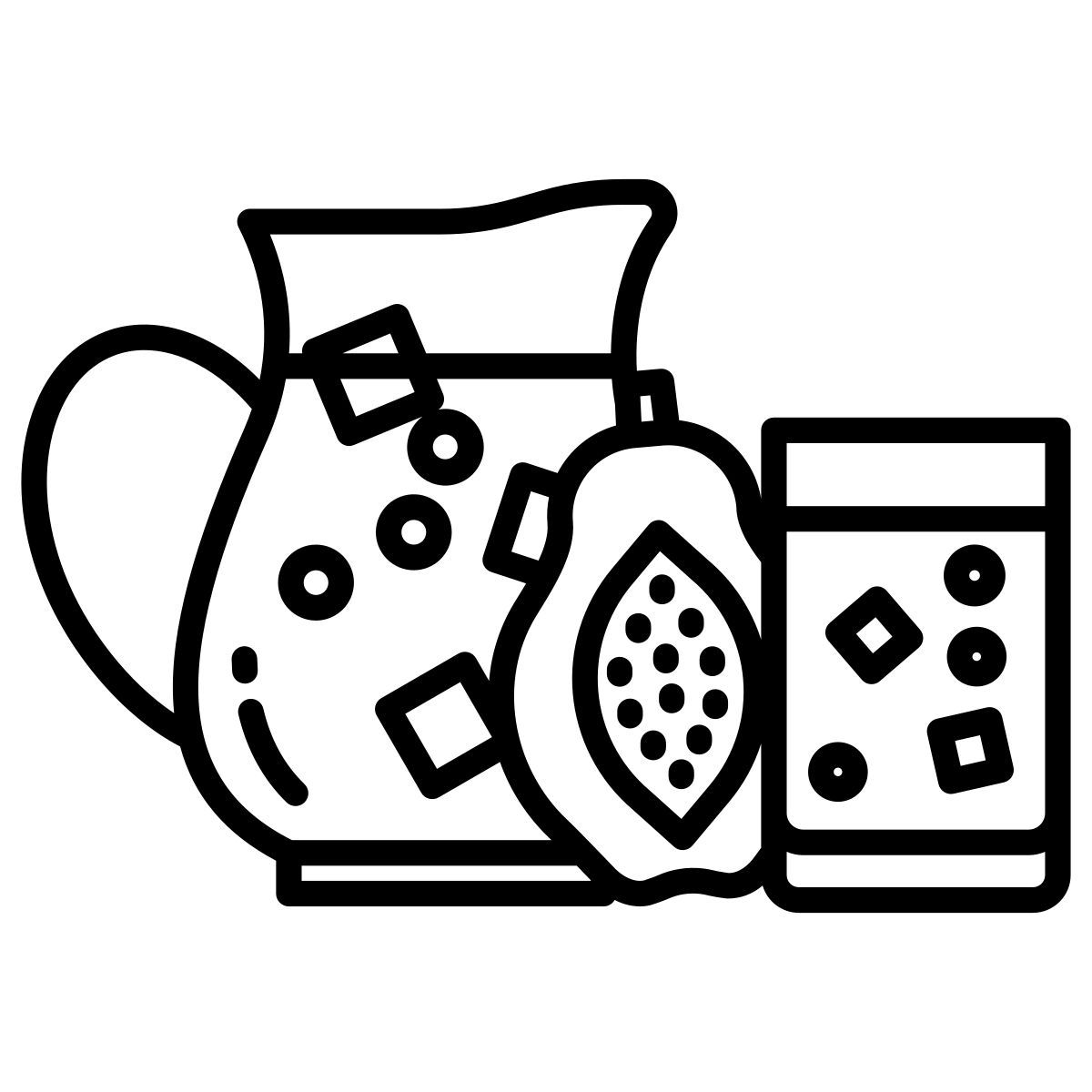 papaya juice icon