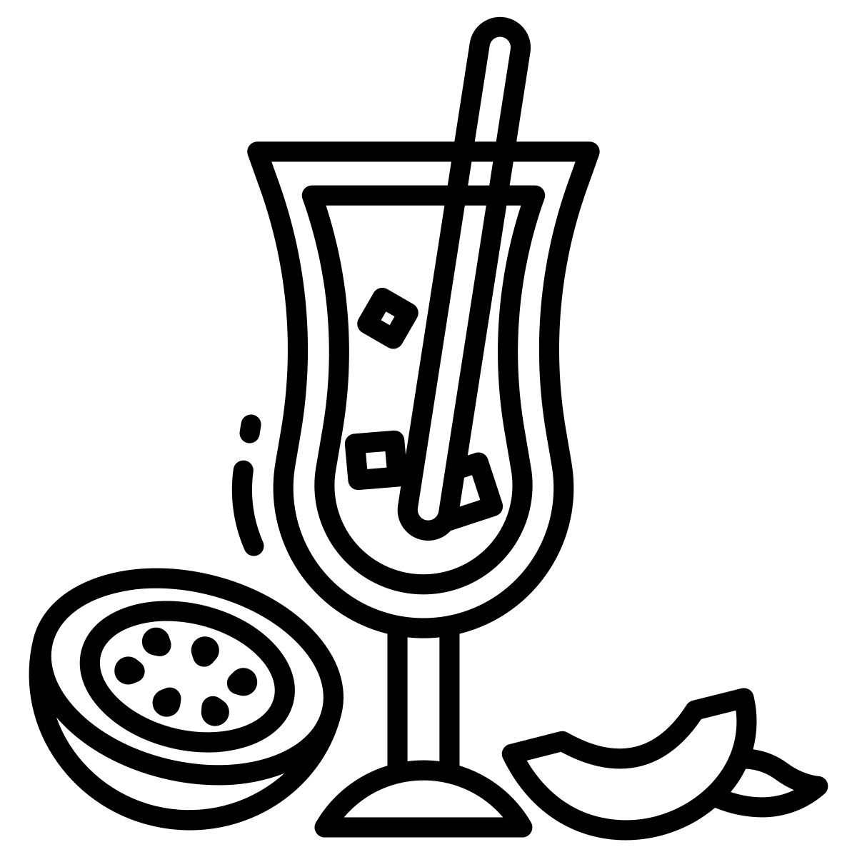 passion fruit juice icon