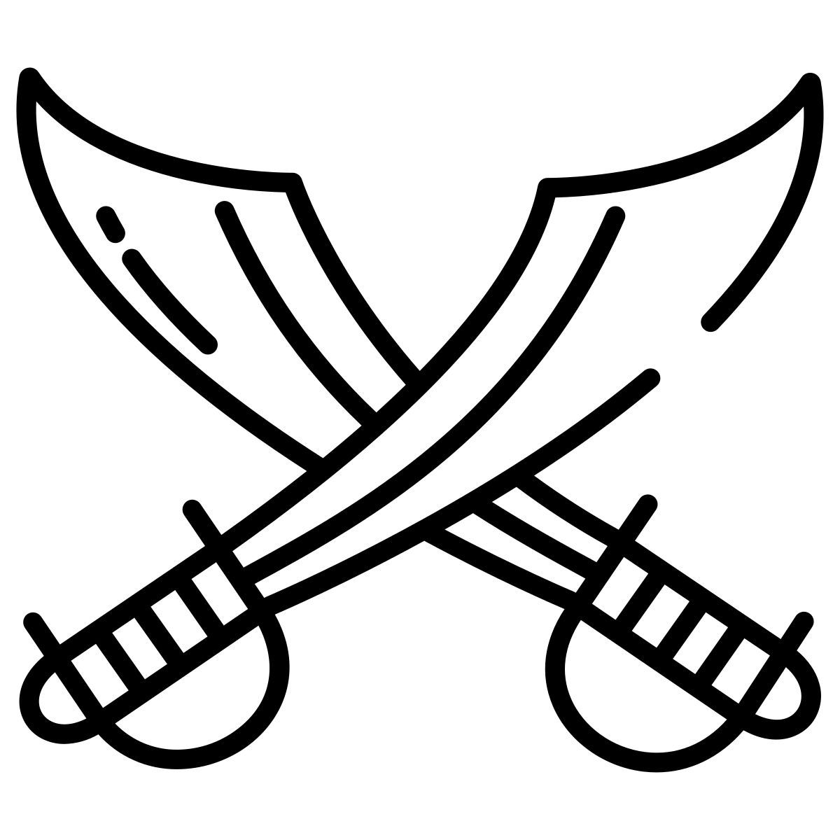 persian glail crossed icon