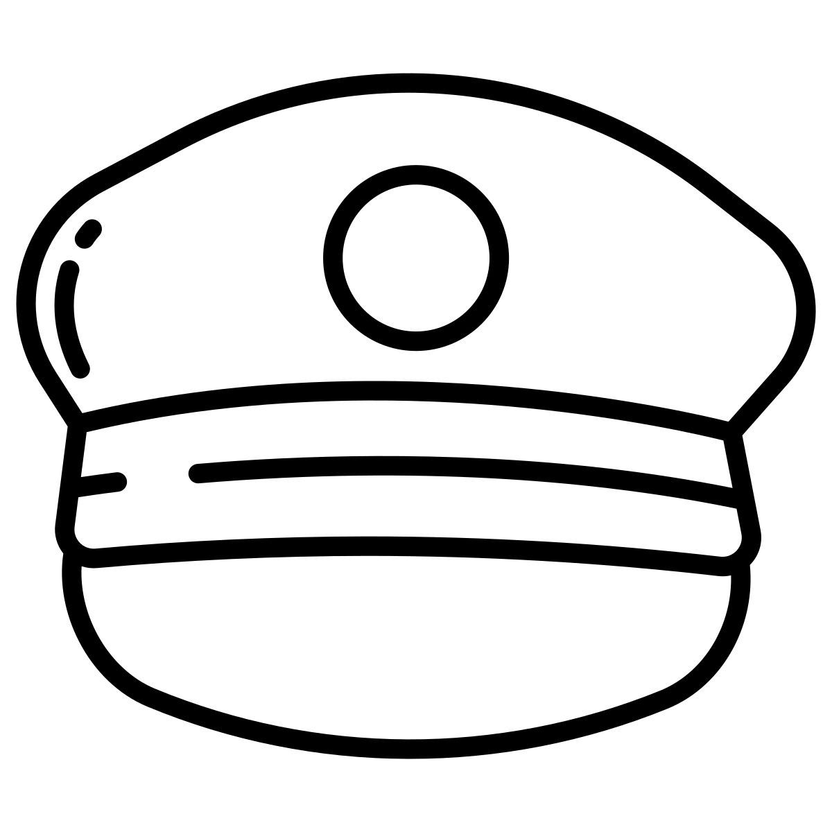 pilot hat icon