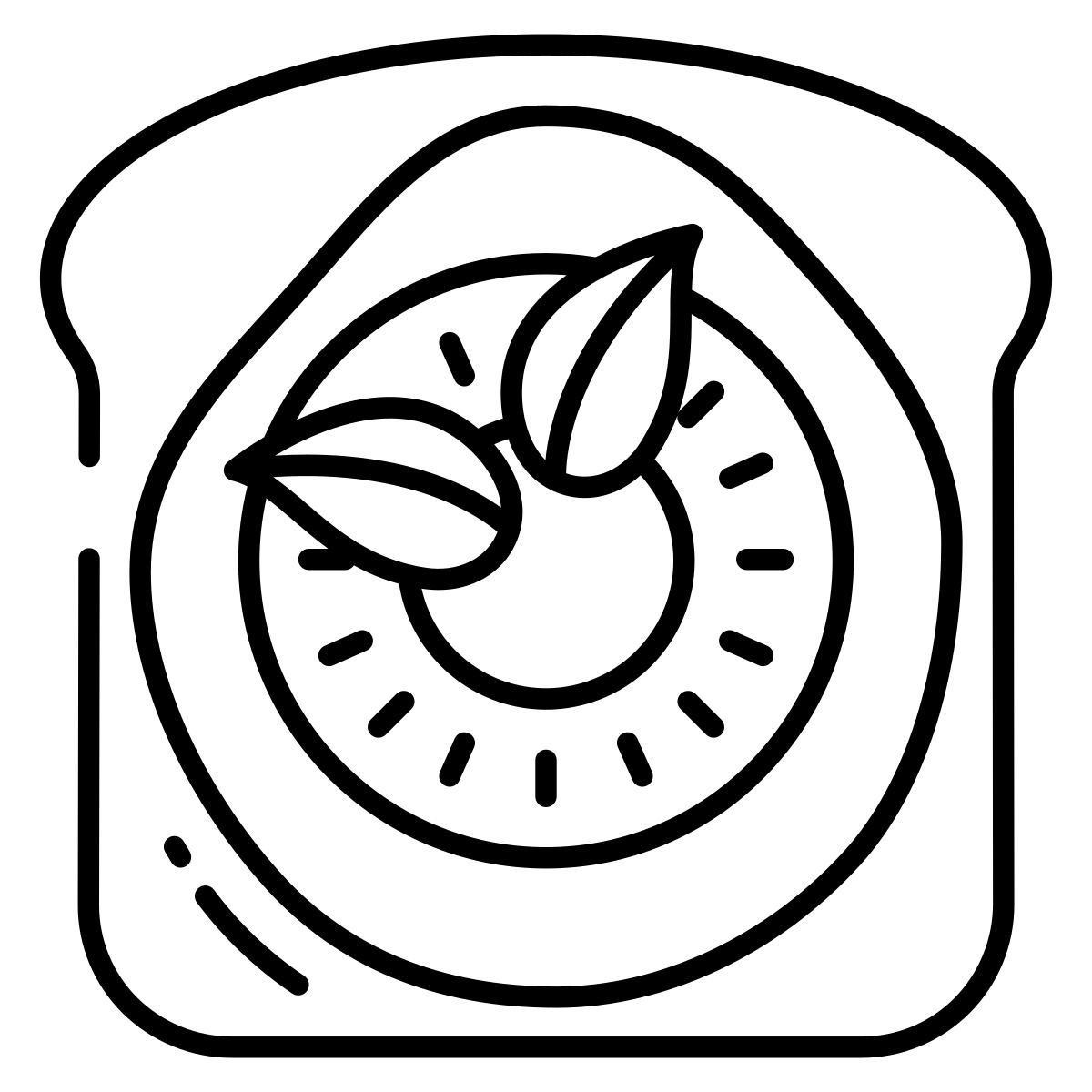 pineapple toast icon