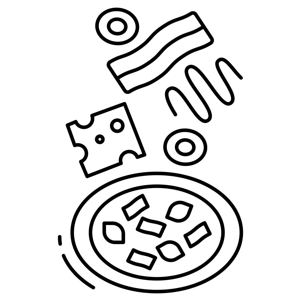 pizza levitation icon