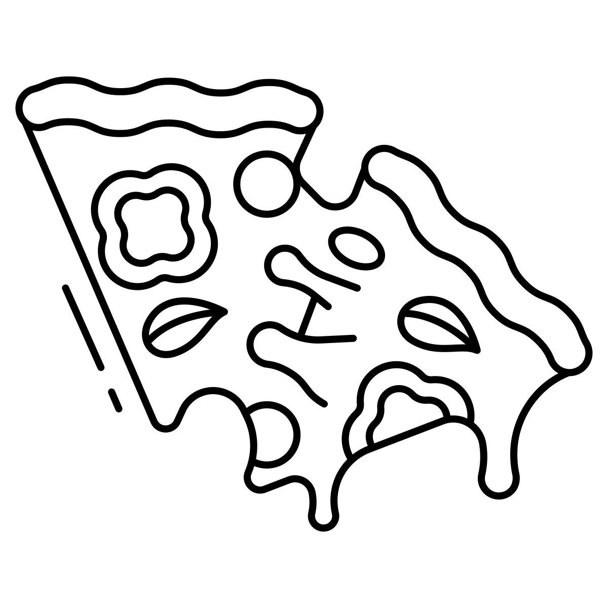 pizza slices icon