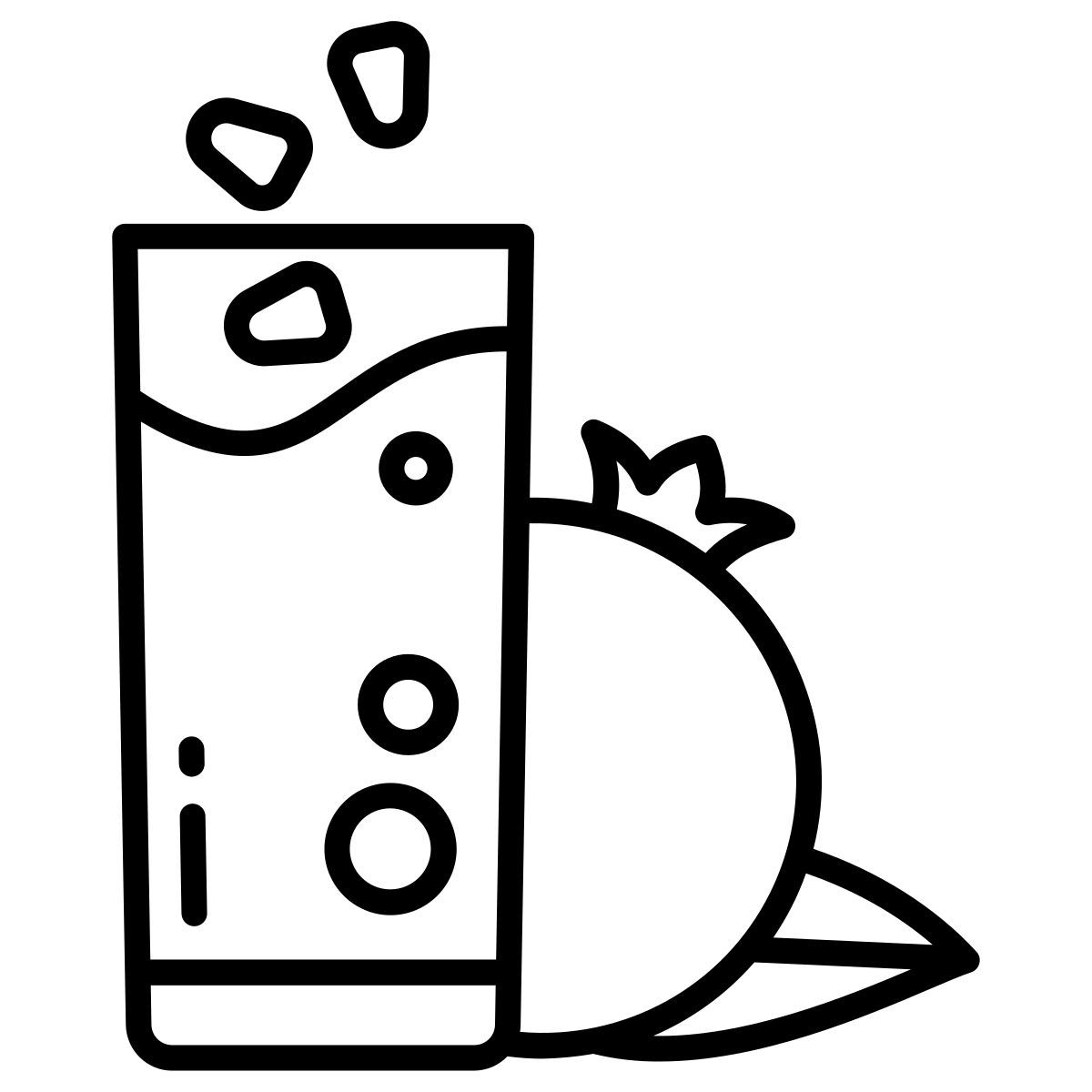 pomegranate juice icon