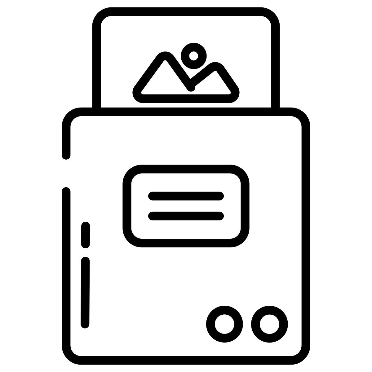 impressora portátil icon