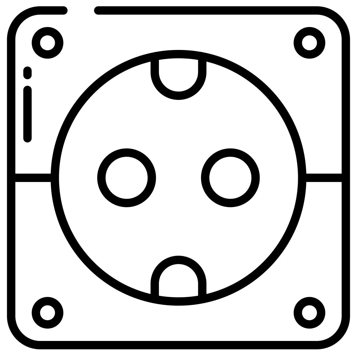 전원 소켓 icon