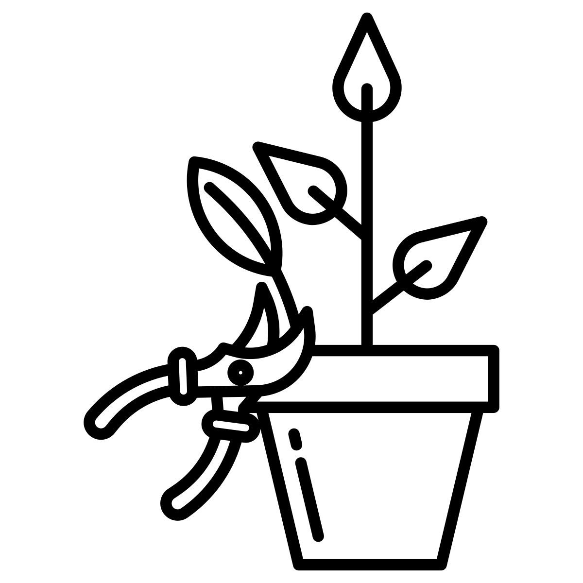 potatura degli arbusti icon