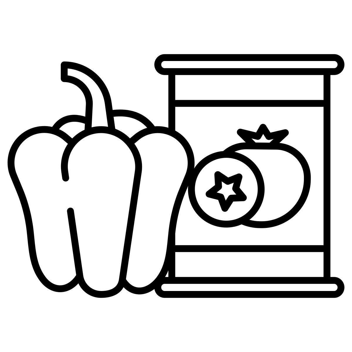 Pimentão Vermelho e Pasta de Tomate icon