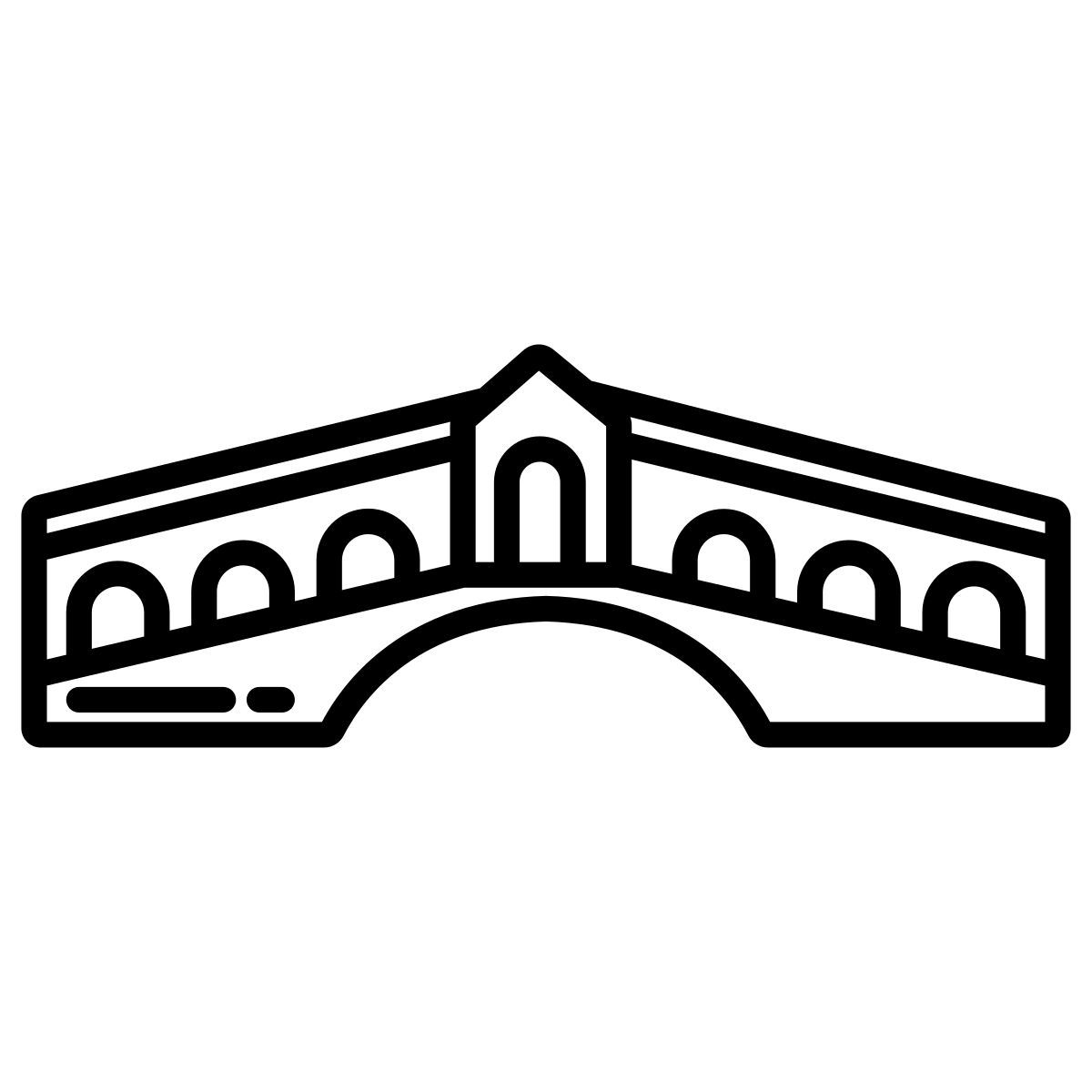 rialto bridge icon