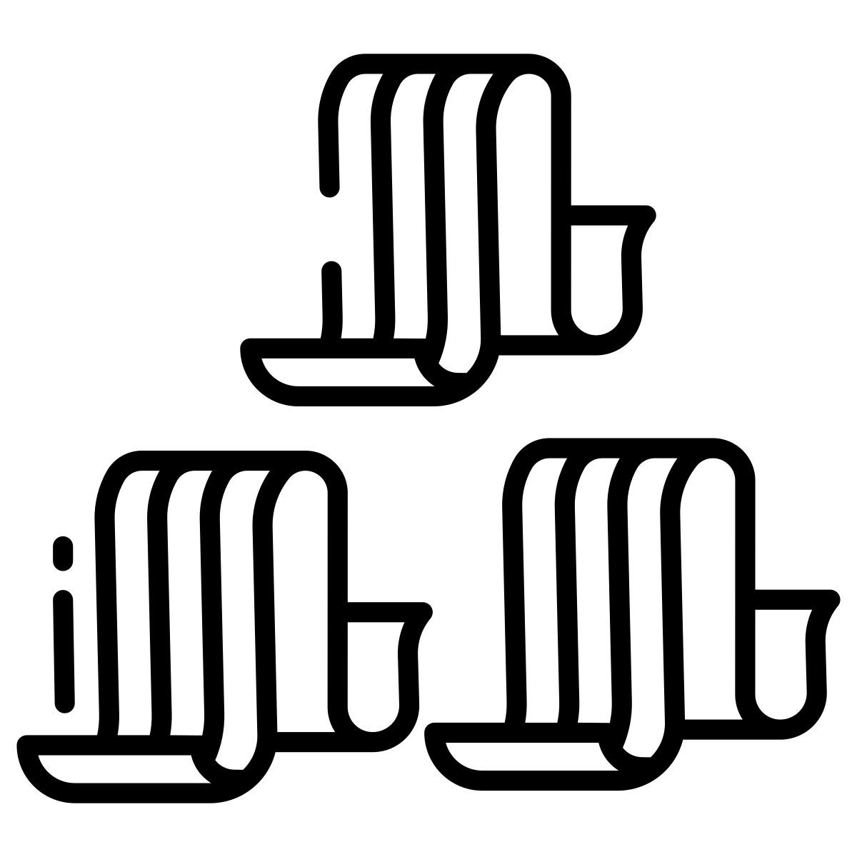 ribbon candies icon