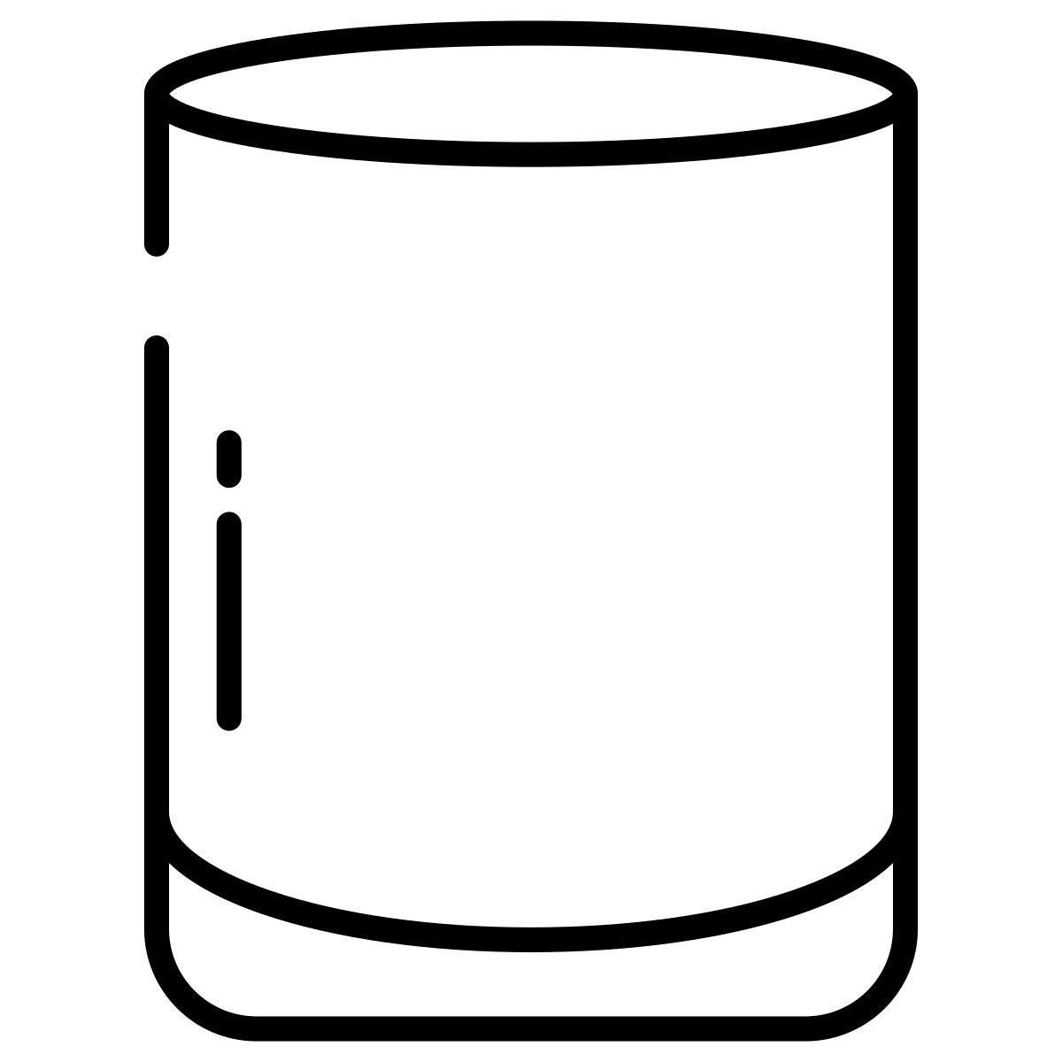 rocks glass icon