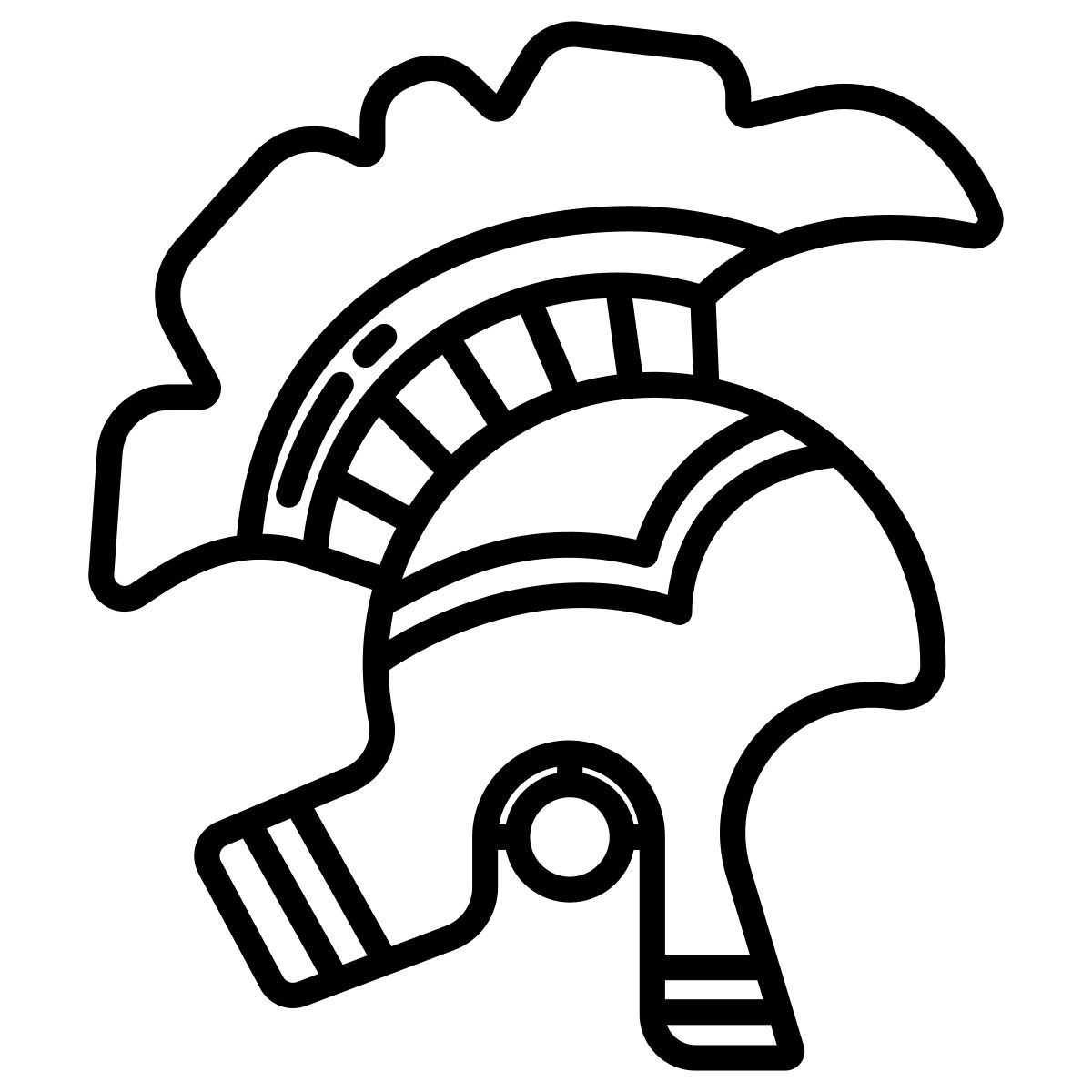 roman helmet icon