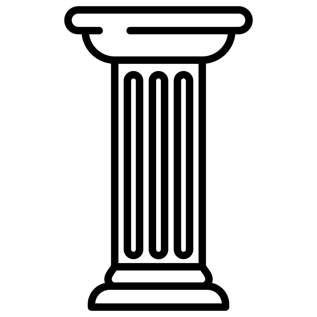 roman pillar icon