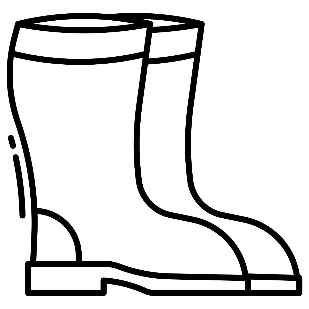 rubber boots icon