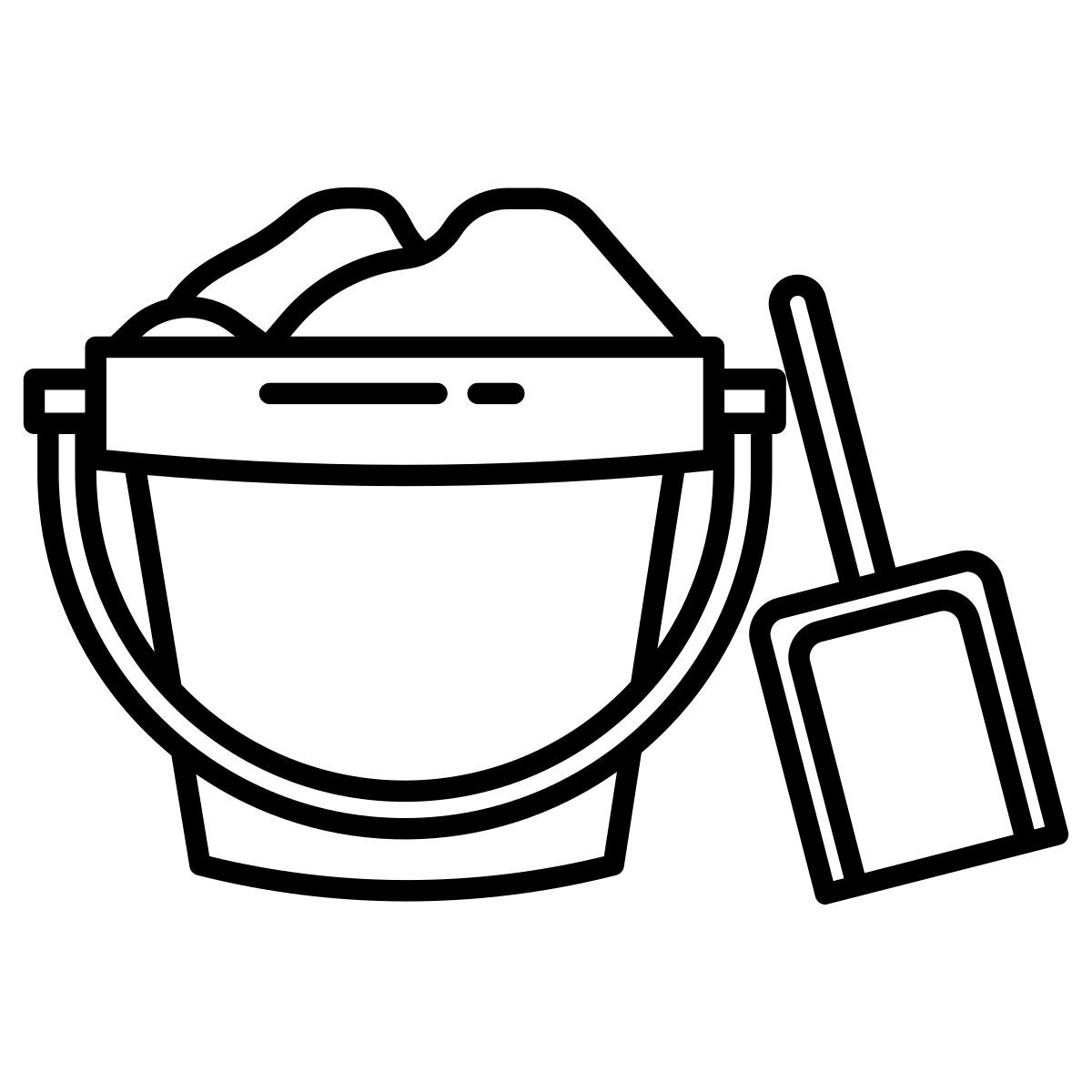 sand bucket icon
