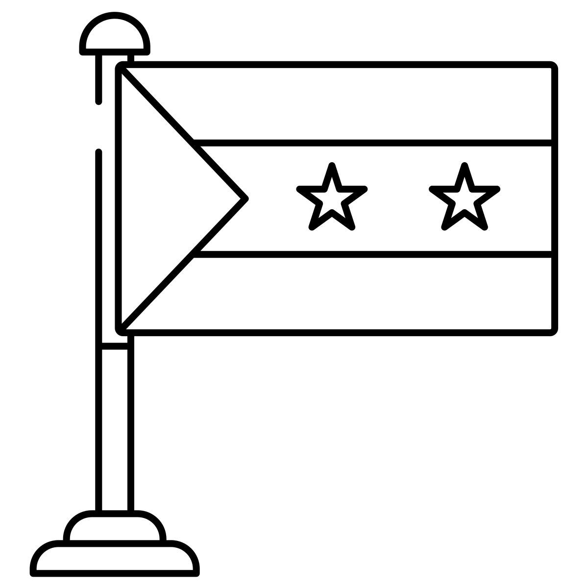 圣多美和普林西比国旗 icon