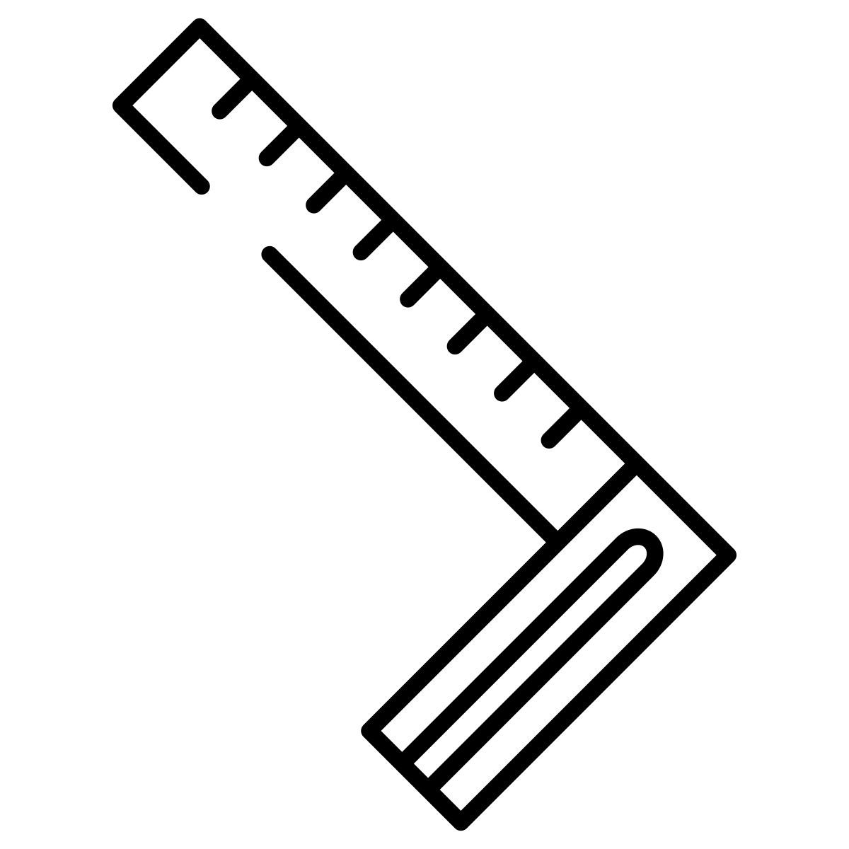 règle graduée icon