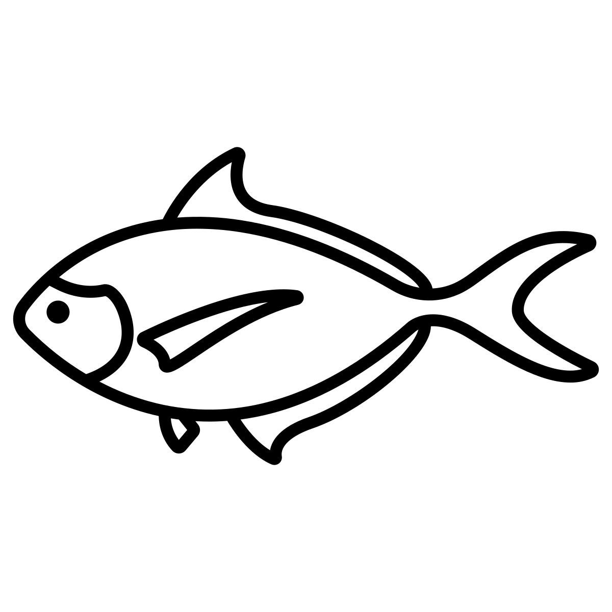 sickle pomfret fish icon