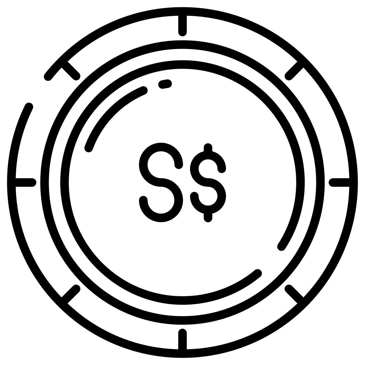 singapore dollar icon
