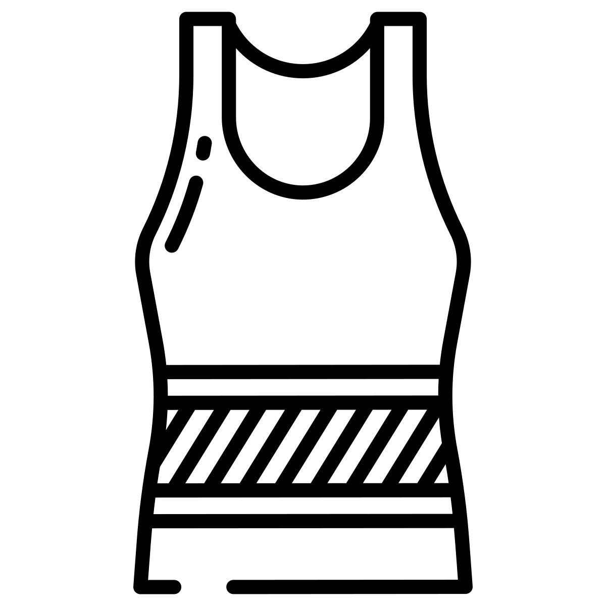 sleeveless shirt icon
