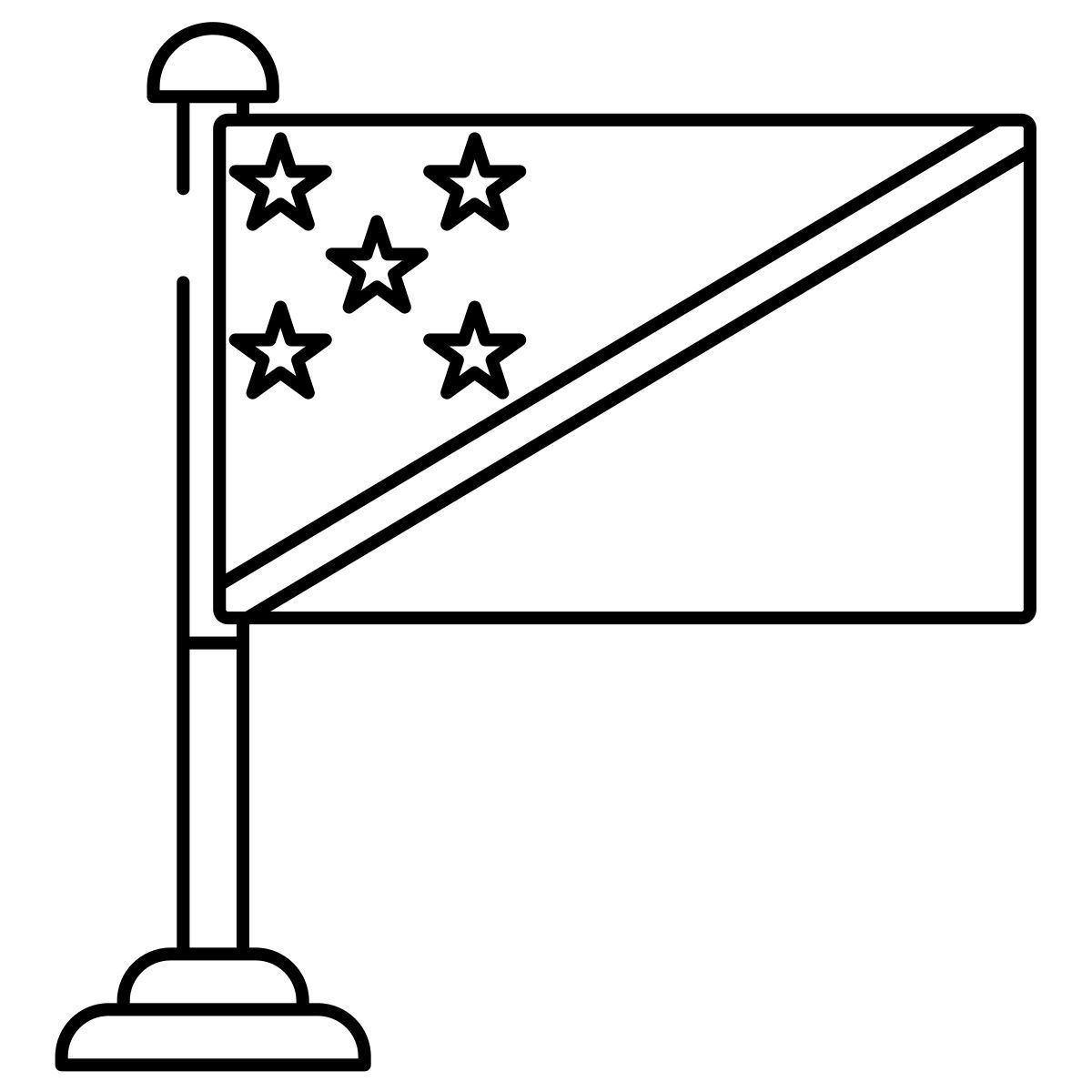 bandiera delle isole salomone icon