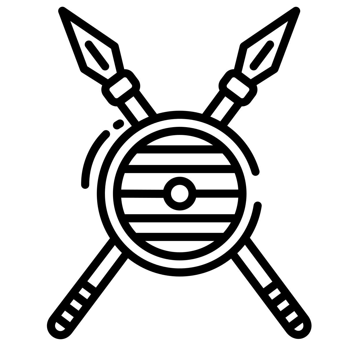 spear and shield icon