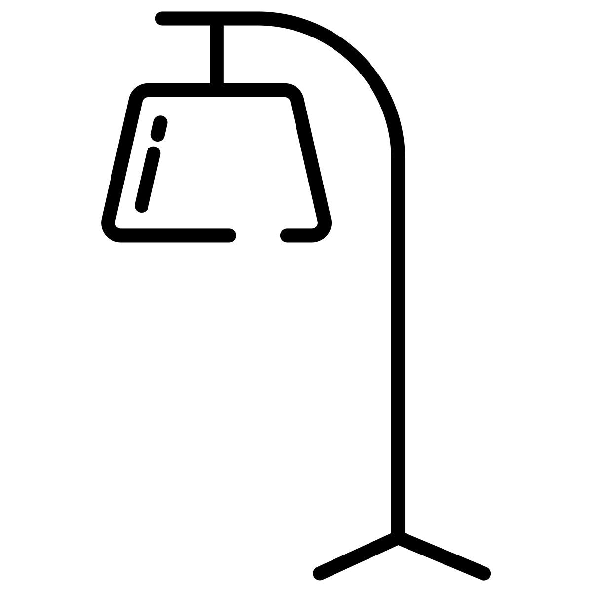 stand lamp icon