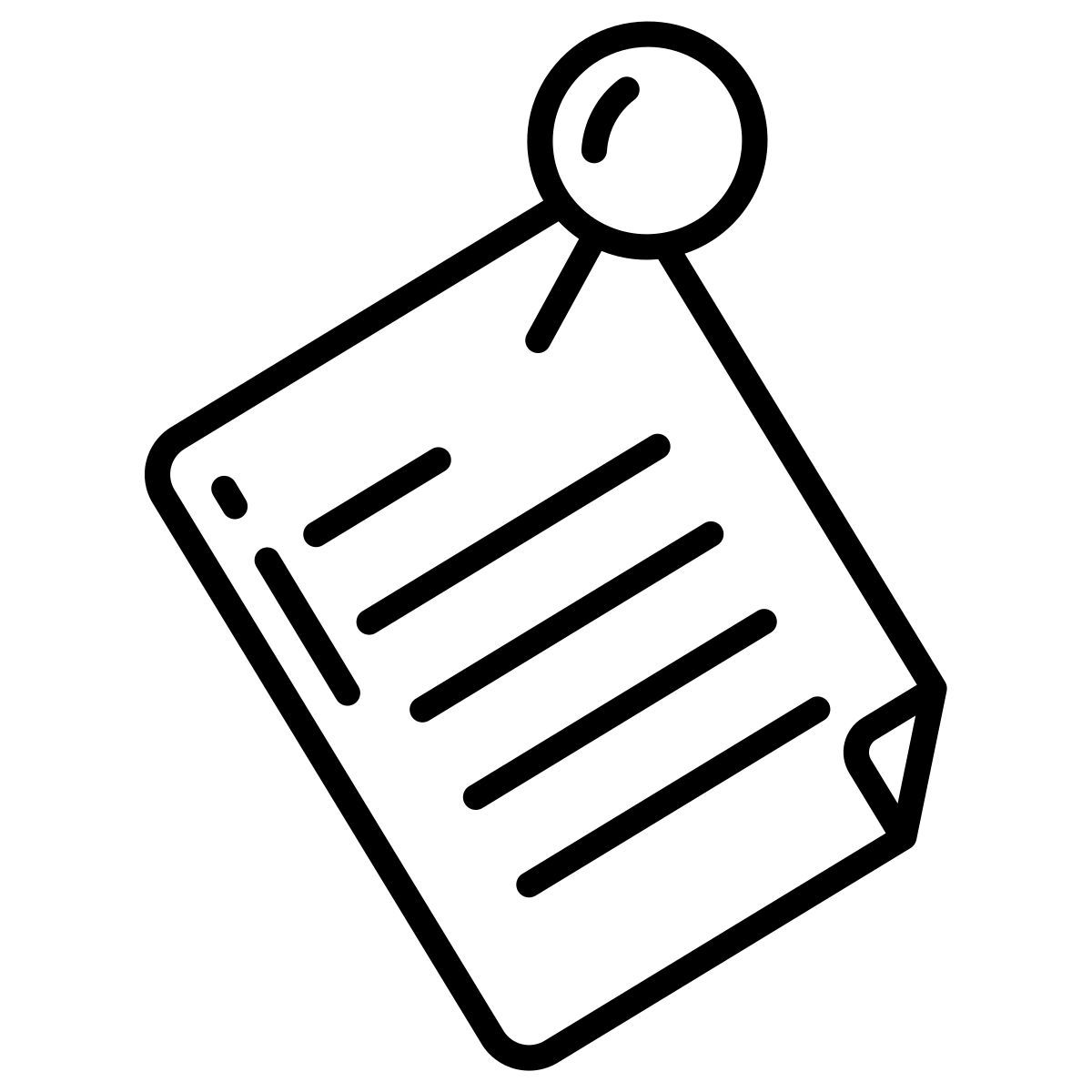 sticky note icon