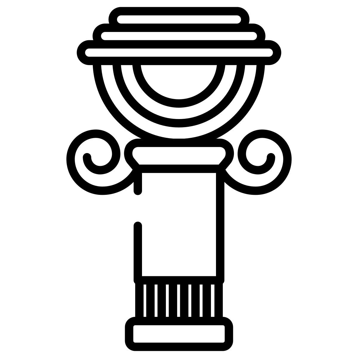 sun pillar icon
