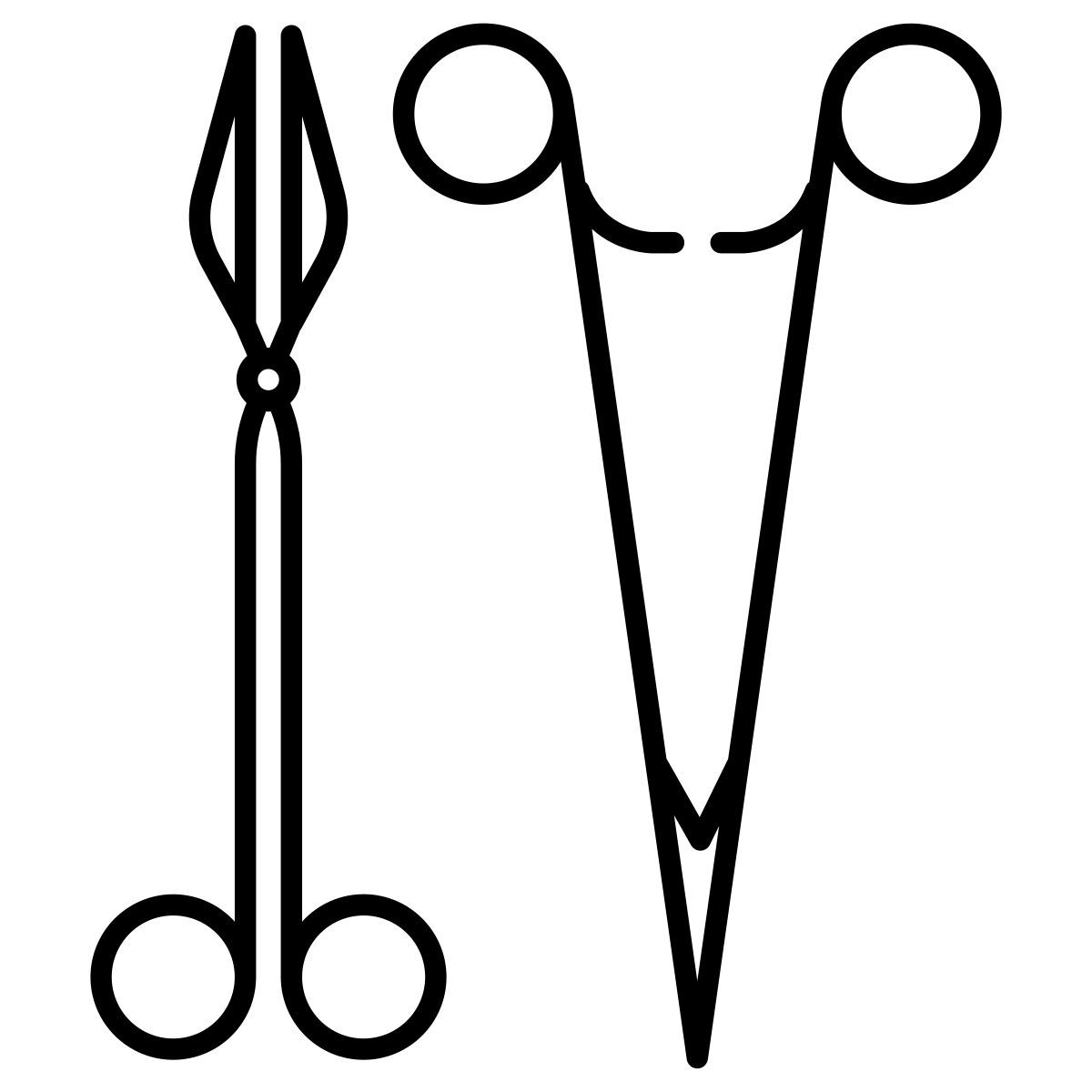 surgical scissors icon