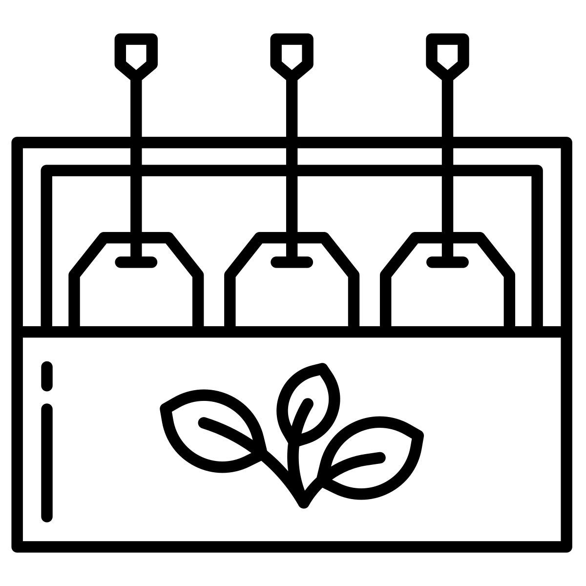 tea bag box icon