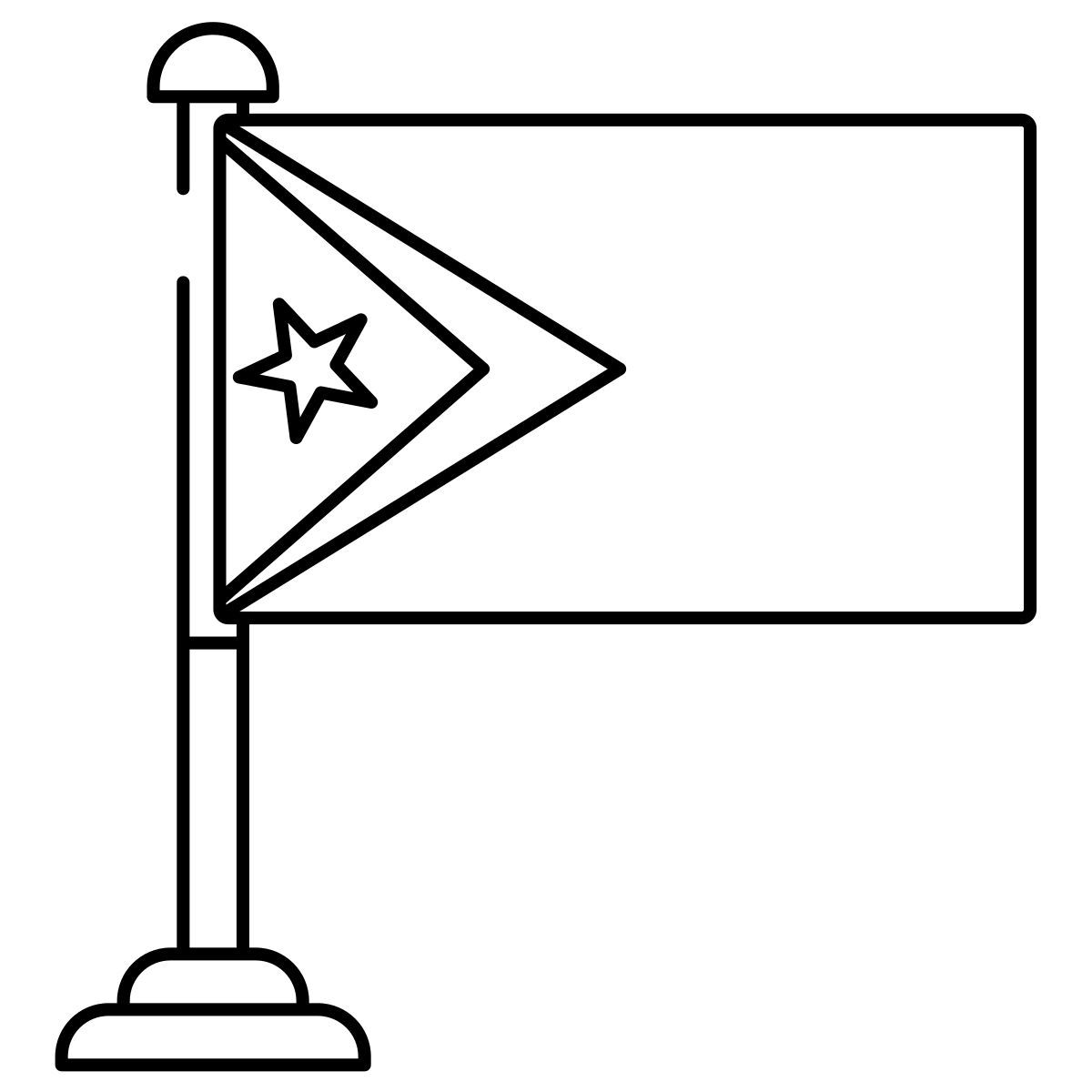 timor leste flag icon