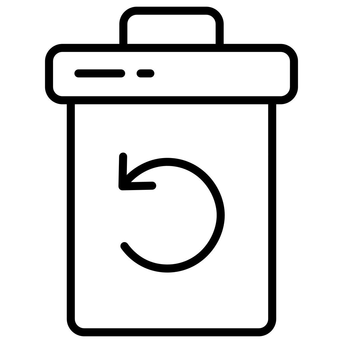 trash bin icon