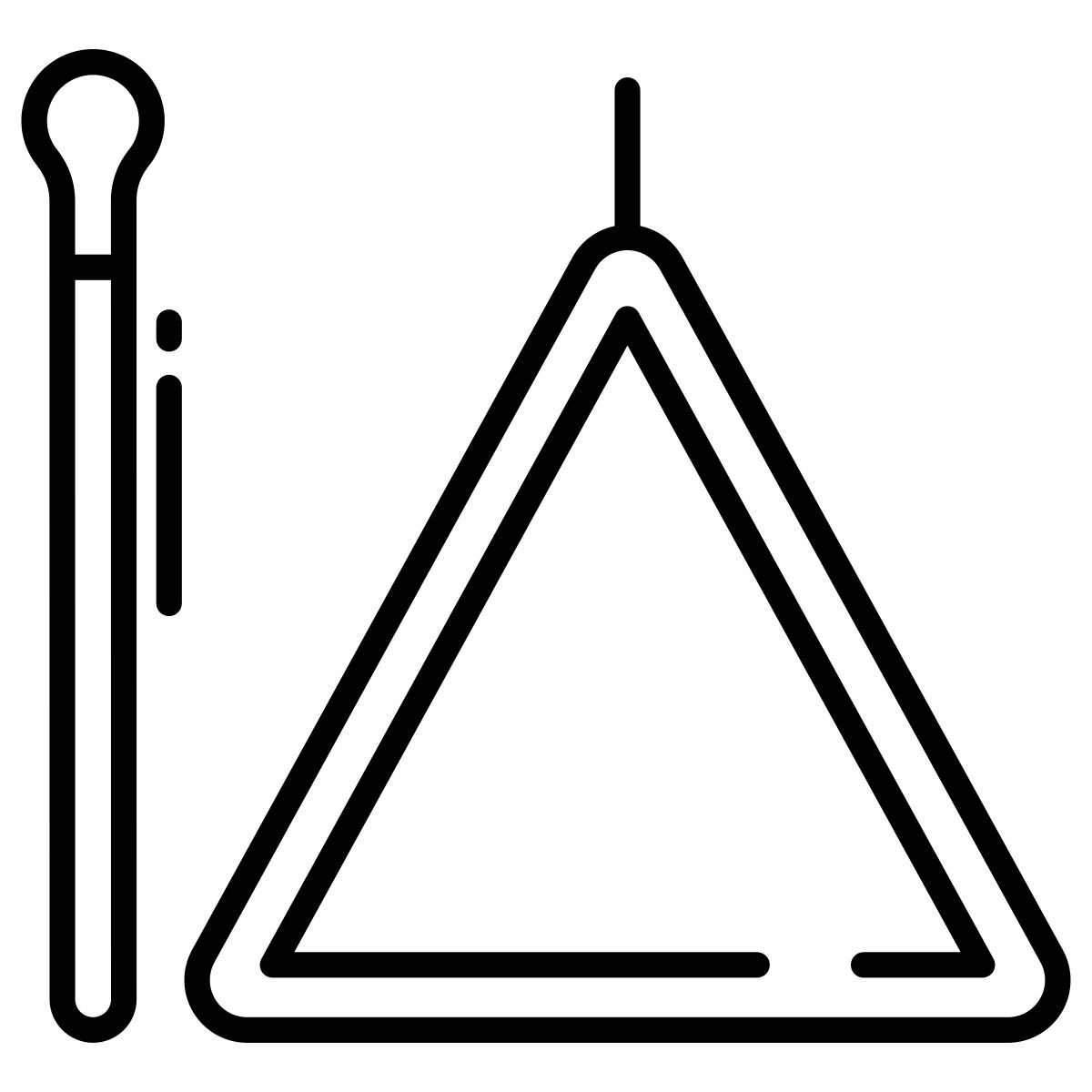 musikalisches dreieck icon