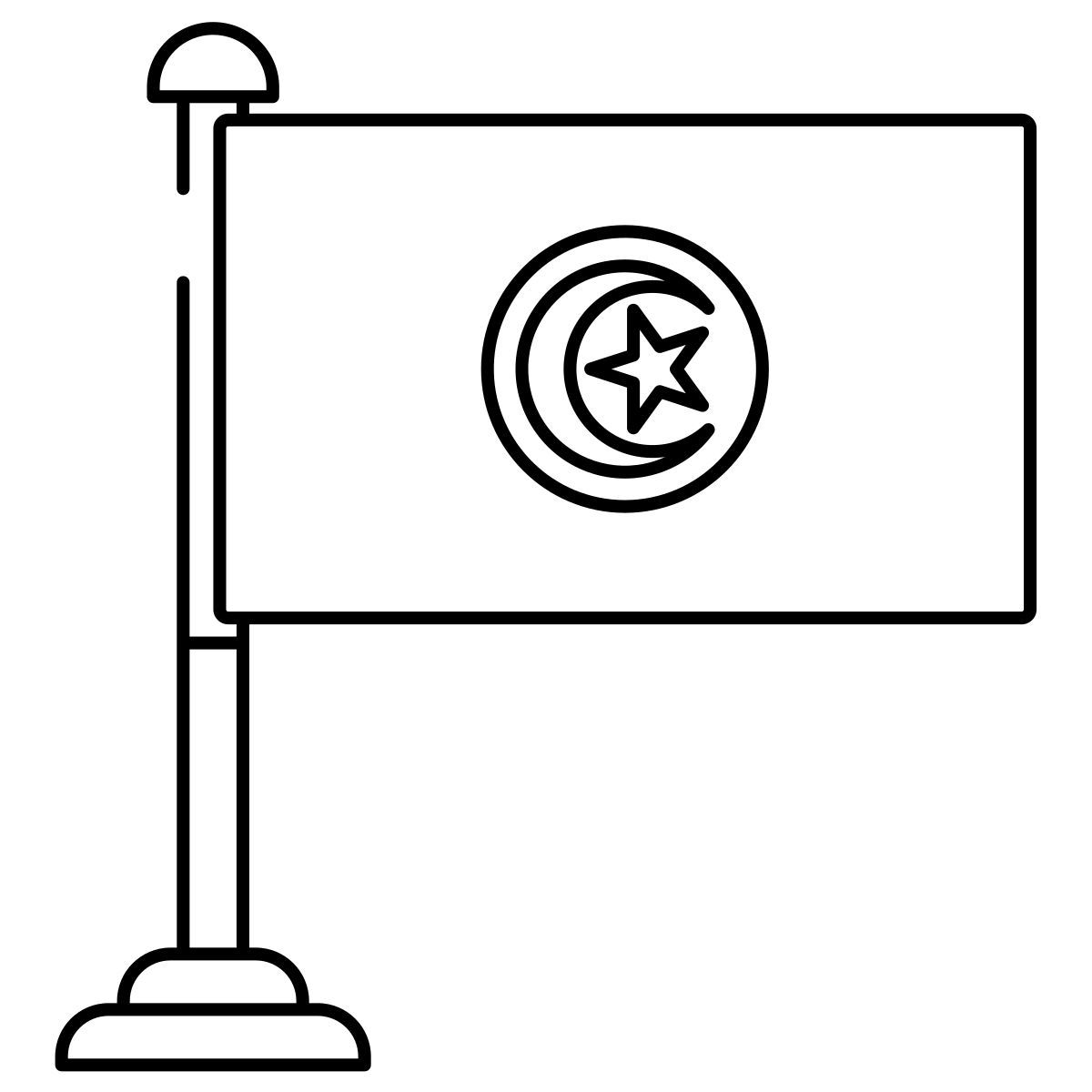 bandera de túnez icon